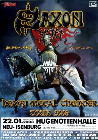 Saxon - Metal Thunder, Neu-Isenburg & Frankfurt 2003 -...