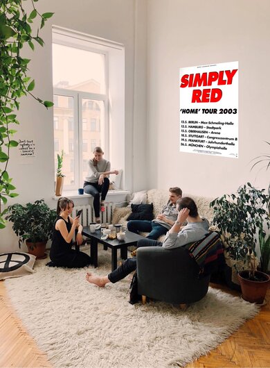 Simply Red - Home, Tour 2003 - Konzertplakat