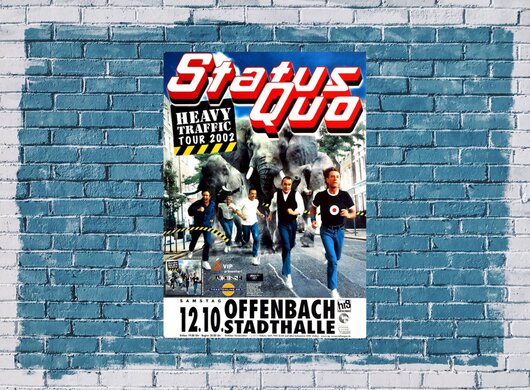Status Quo - Heavy Traffic, Frankfurt 2002 - Konzertplakat