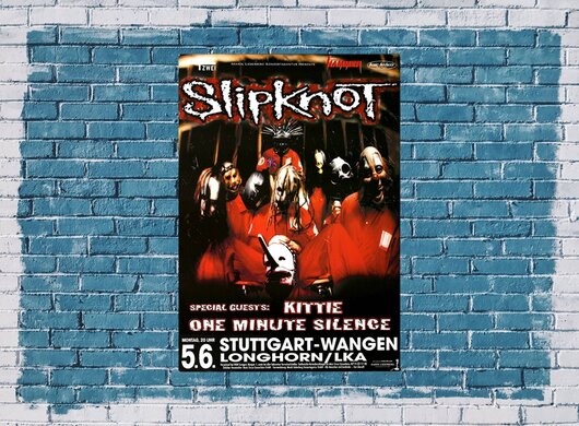 Slipknot - Disasterpieces, Stuttgart 2000 - Konzertplakat