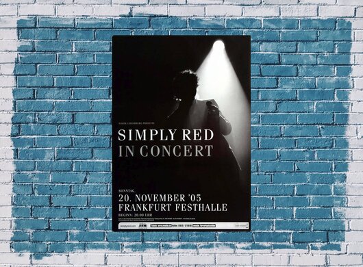 Simply Red - A Starry Night, Frankfurt 2005 - Konzertplakat