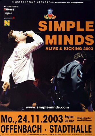 Simple Minds - Alive & Kicking, Frankfurt 2003 -...