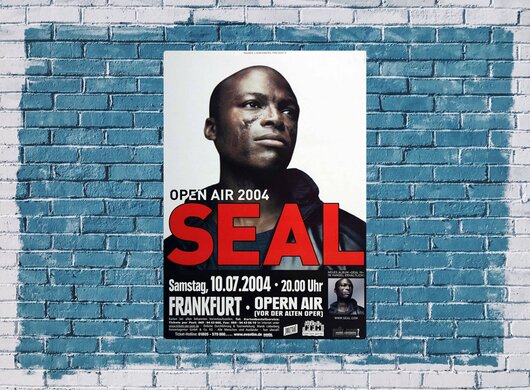 Seal - Open Air , Frankfurt 2004 - Konzertplakat