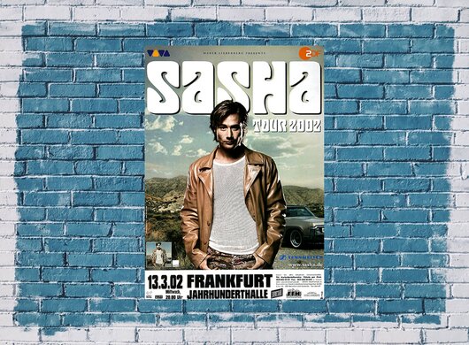 Sasha - Backbeat, Frankfurt 2002 - Konzertplakat