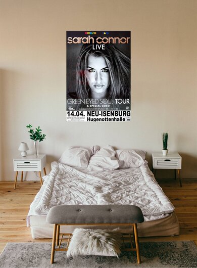 Sarah Connor - Green Eyed Soul, Neu-Isenburg & Frankfurt 2003 - Konzertplakat