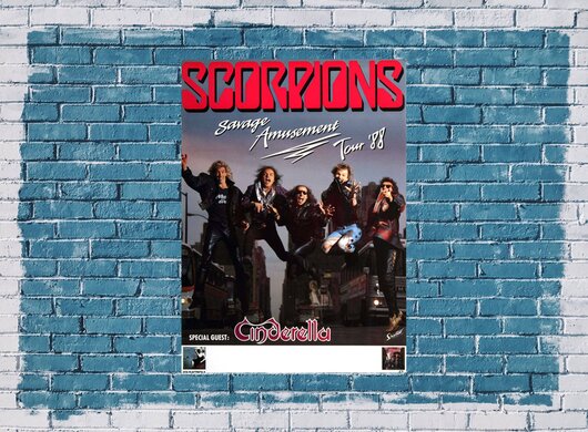 Scorpions - Savage Amusement,  1988 - Konzertplakat