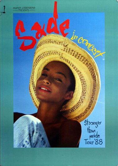 Sade - Promotion Poster,  1988 - Konzertplakat