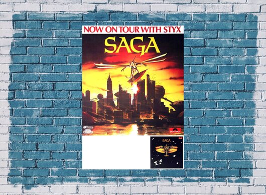 Saga - Images at Twilight,  1980 - Konzertplakat