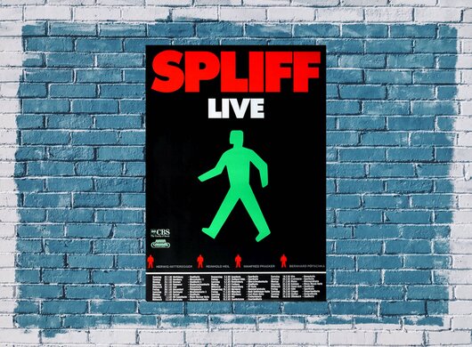 Spliff - Deutschland, Tour 1983 - Konzertplakat
