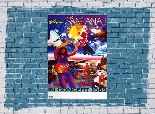 Santana - Viva Santana, 1989, Konzertplakat