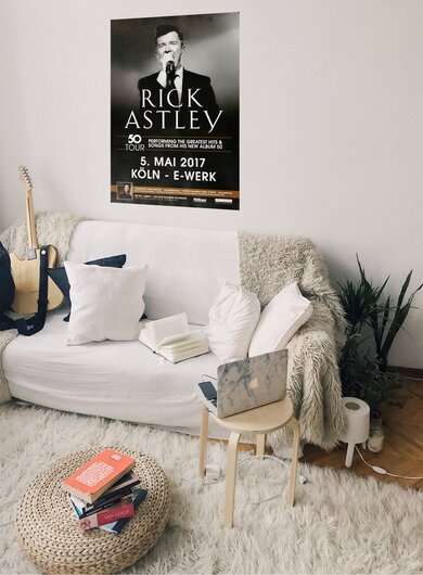 Rick Astley - 50 Tour, Köln 2017 - Konzertplakat
