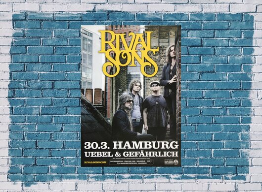 Rival Sons - Wild Animal , Hamburg 2012 - Konzertplakat