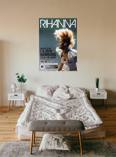Rihanna - Rated R , Hamburg 2010 - Konzertplakat