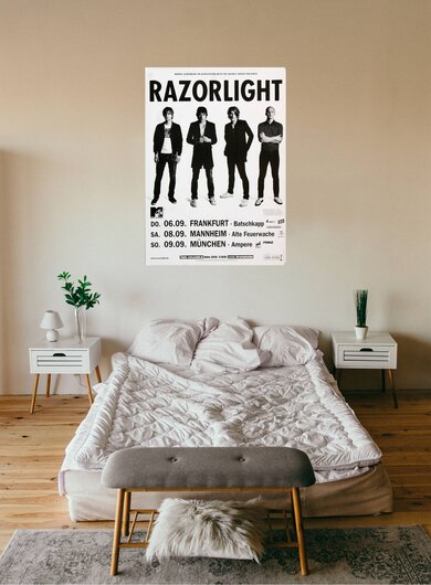 Razorlight - Up All Night , Tour 2007 - Konzertplakat