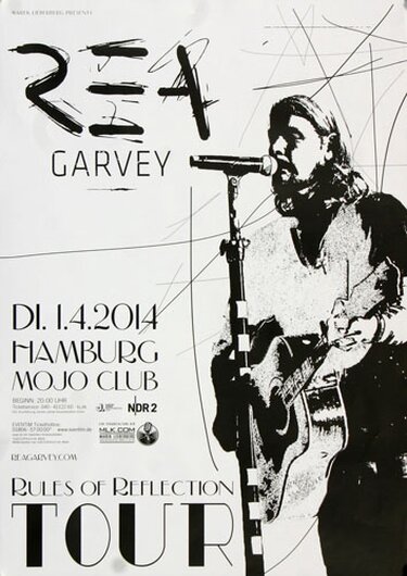 Rea Garvey - Reflection , Hamburg 2014 - Konzertplakat