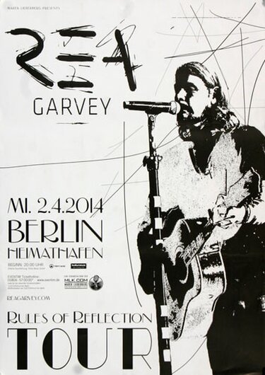 Rea Garvey  - Reflection , Berlin 2014 - Konzertplakat