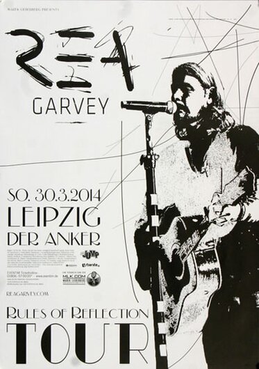 Rea Garvey - Reflection , Leipzig 2014 - Konzertplakat
