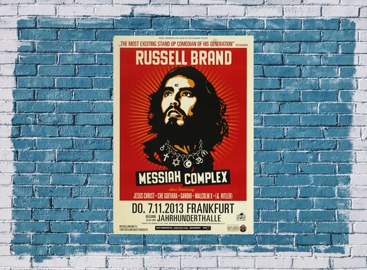 Russel Brand - Malcolmx , Frankfurt 2013 - Konzertplakat