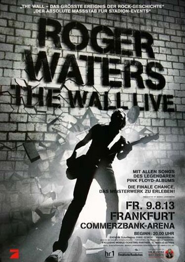 Roger Waters - Live , Frankfurt 2013 - Konzertplakat