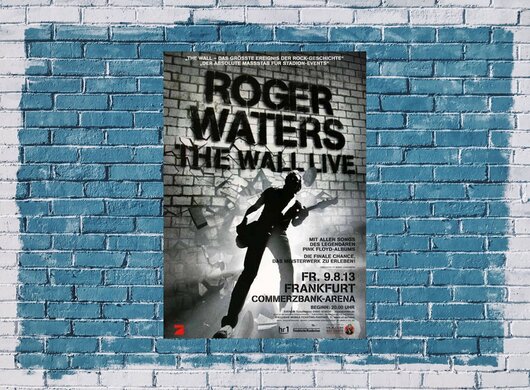 Roger Waters - Live , Frankfurt 2013 - Konzertplakat