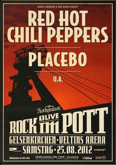Rock Im Pott - Live Im Pott, Gelsenkirchen 2012 - Konzertplakat