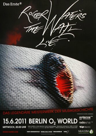 Roger Waters - Wall Live, BER, 2011 - Konzertplakat