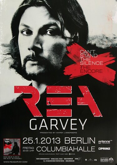 Rea Garvey - Berlin, Berlin 2013 - Konzertplakat