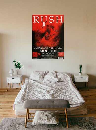 Rush - Clockwork Angels, Tour 2012 - Konzertplakat