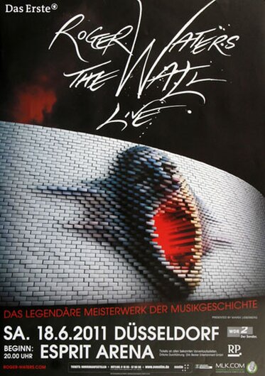 Roger Waters  - Düsseldorf, Düsseldorf 2011 - Konzertplakat