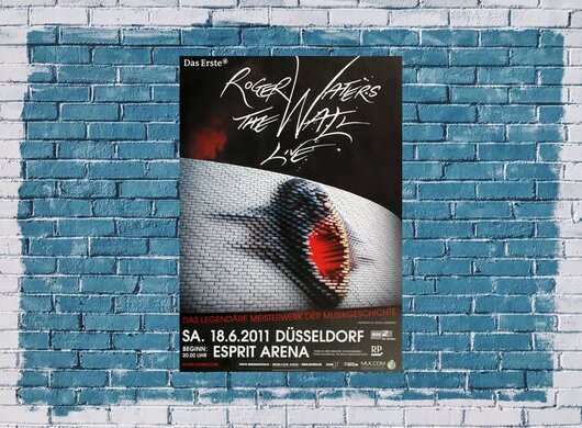 Roger Waters  - Wall Live,DÜS, 2011 - Konzertplakat