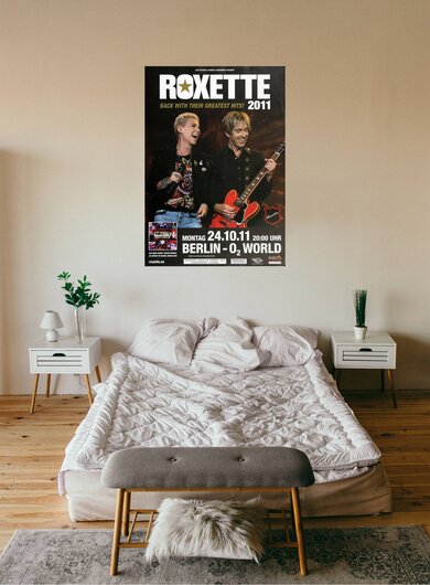 Roxette - Greatest Hits , Berlin 2011 - Konzertplakat