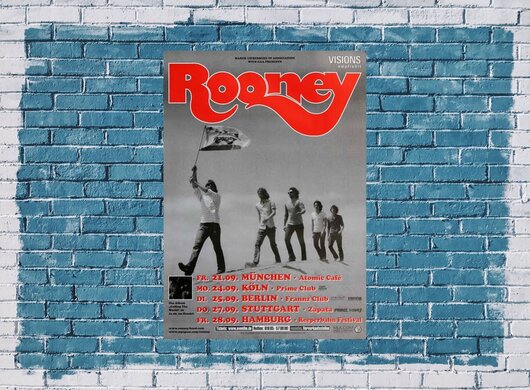 Rooney - In Concert, Tour 2009 - Konzertplakat
