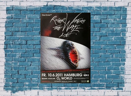 Roger Waters - Wall Live, HH, 2011 - Konzertplakat