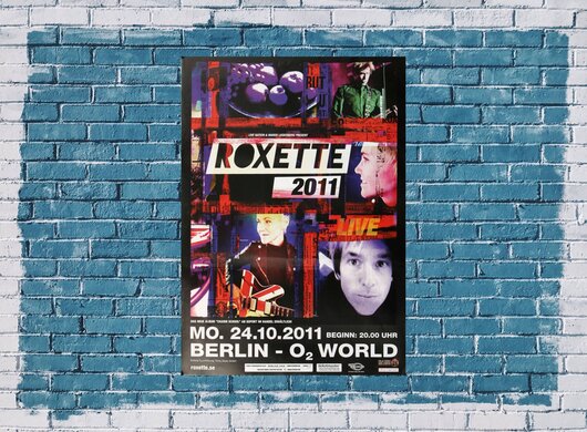 Roxette - When I Dream , Berlin 2011 - Konzertplakat