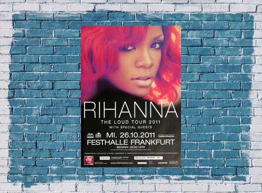 Rihanna - The Loud, Frankfurt 2011 - Konzertplakat