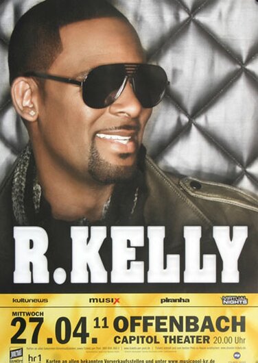 R. Kelly - Light It Up, Frankfurt 2011 - Konzertplakat