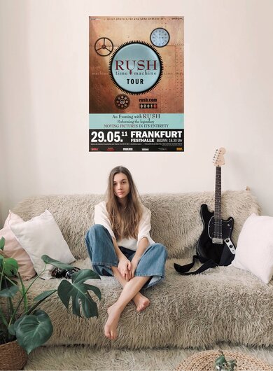 Rush - Time Machine, Frankfurt 2011 - Konzertplakat