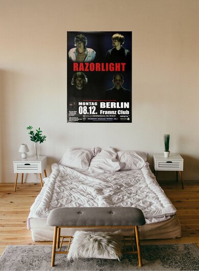 Razorlight - Razorlight, Berlin 2008 - Konzertplakat