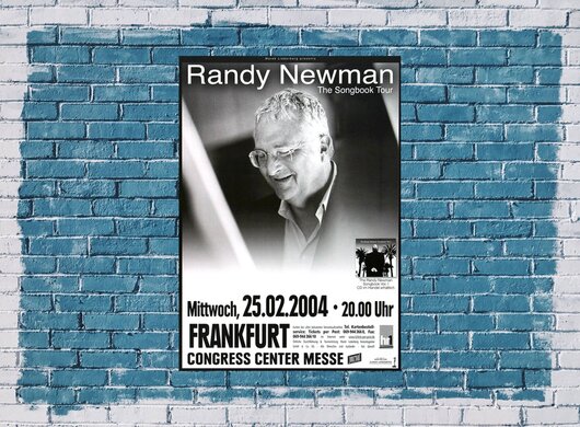 Randy Newman - The Songbook, Frankfurt 2004 - Konzertplakat