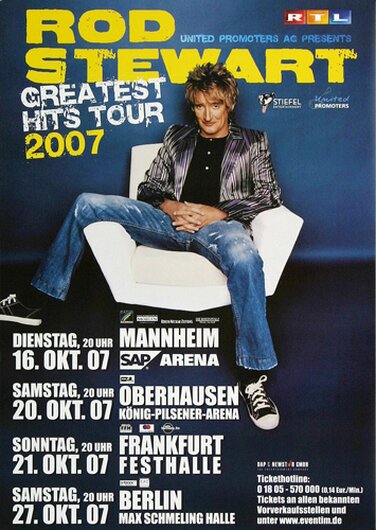 Foreigner - Greatest Hits, Tour 2007 - Konzertplakat