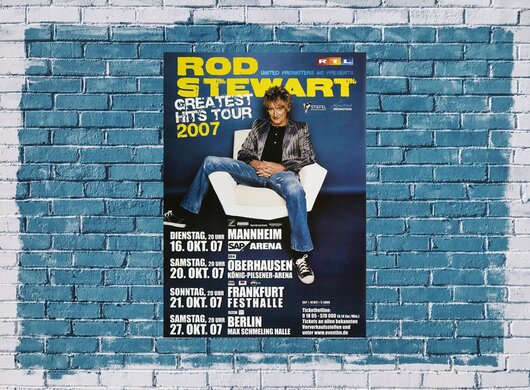 Rod Stewart, Greatest Hits, Tour 2007,  Konzertplakat