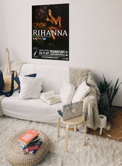 Rihanna - Good Girl Gone Bad, Frankfurt 2007 - Konzertplakat