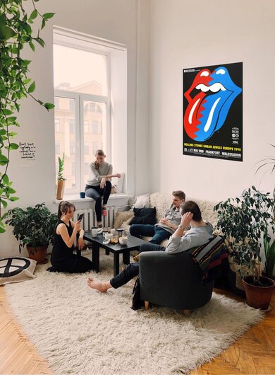 The Rolling Stones - Europe, Tour 1990 - Konzertplakat