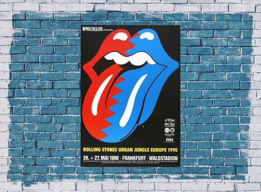 The Rolling Stones, Urban Jungle Europe, 1990, Konzertplakat