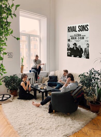 Rival Sons - Great Western , Berlin 2014 - Konzertplakat