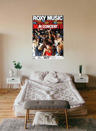Roxy Music - Manifesto, Frankfurt 1979 - Konzertplakat