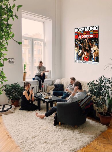 Roxy Music, Manifesto, small tears around the edge, FRA, 1979, Konzertplakat