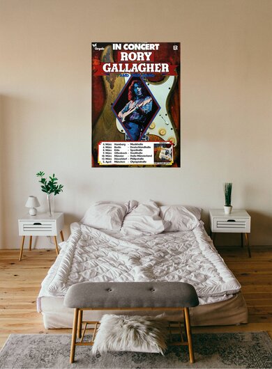 Rory Gallagher - Against The Grain, Tour 1975 - Konzertplakat
