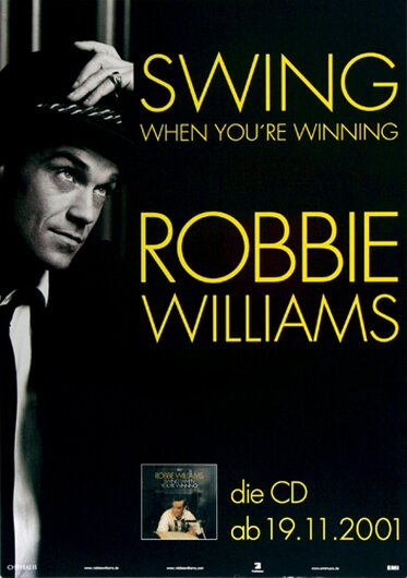 Robbie Williams - Swing,  2001 - Konzertplakat
