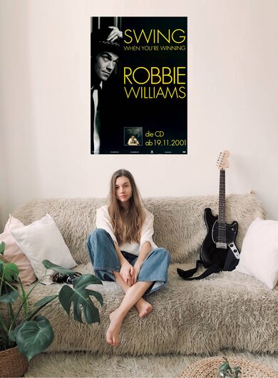 Robbie Williams - Swing,  2001 - Konzertplakat